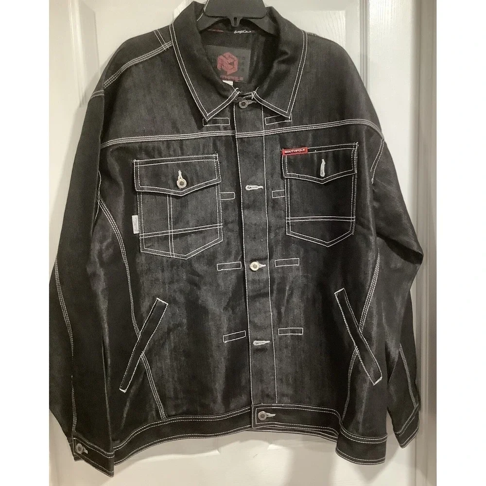 Vintage 90s  South Pole denim jacket Size XL Beautiful